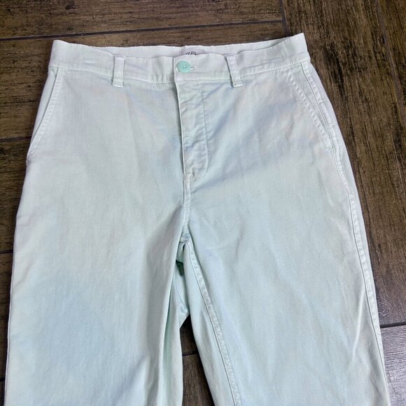 J. Crew Mint Green Vintage Straight Pants Size 27T - Picture 11 of 13